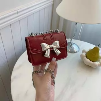 2024 new light luxury and beautiful retro simple small square bag, personalized high value foreign style chain crossbody shoulder bag чёрный