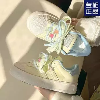 2024 new popular board shoes niche original non-collision thick-soled Korean versatile summer white shoes women s bread shoes 35 белый
