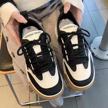 2024 new spring and autumn niche sports dad shoes women ins trendy versatile platform Forrest Gump shoes Internet celebrity moral training shoes 35 хаки
