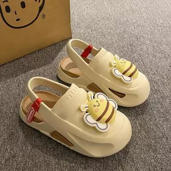 2024 New Spring Women s Hole Shoes Comfortable Soft Sole Anti Slip Indoor Sandals Cave Women s Garden Shoes Summer Slippers 36-37 розовый
