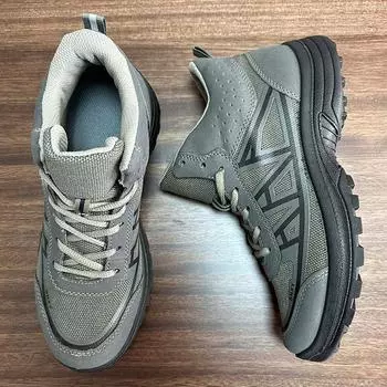 2024 New Style Construction Steel Toe Work Shoes Worksmans Safety Shoe Light Weight серый