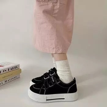 2024 New Summer Women s Canvas Shoes On Sale Korean Y2k Fashion Cheap High Quality Ladies Footwear Light Casual Walking Original 35