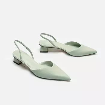 2024 new summer women s outdoor slingback square root slip-on toe women s shoes fashion sexy party women s one-line buckle strap 34 бежевый