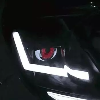 2024 Новые 12 В Автомобильные Динамические Светодиодные Фары Devil Eyes Универсальные Аксессуары Для Сборки Фар Для Мотоциклов и Автомобилей