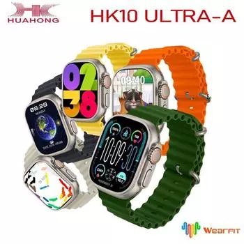 2024 Новые умные часы HK10 ULTRA-A с экраном Amoled, локальный музыкальный альбом, NFC TWS, умные часы для мужчин и женщин
