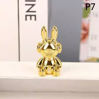2024 Новый Kawaii Кролик Украшение Ins Автомобильные Аксессуары Декоративные Принадлежности Креативный Настольный Орнамент Декор Комнаты Милые Детские Подарки 7