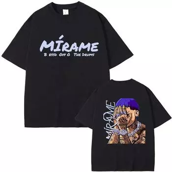2024 Rapper BLESSD MiRAME Graphics Print Футболка унисекс для женщин хип-хоп топы винтажная классическая трендовая футболка спортивные футболки с коротким рукавом L