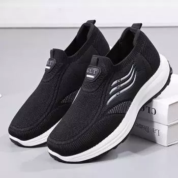 2024 Spring and Autumn New Mesh Breathable Shoes for Men and Women, Comfortable, Leisure, Sports, Running Single Shoes, One Step 36