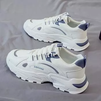 2024 spring new ins leisure sports dad trendy shoes trendy men s shoes versatile board shoes velvet warm cotton shoes 39