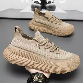 2024 Summer New for Men s Casual Sports Shoes Mesh Walking Shoes High Quality Platform Men Breathable Shoes Zapatillas De Hombre 39