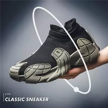 2024 Summer Sneakers for Men Mesh Breathable Men Casual Sneakers Light on-slip Tennis Comfortable Fashion Running Shoes Male Hot 39 чёрный