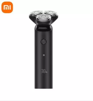 2024 XIAOMI MIJIA S500 Электробритва для сухого и влажного бритья Триммер с тремя лезвиями для бороды Плавающая головка Мужская бритва Электрические бритвы