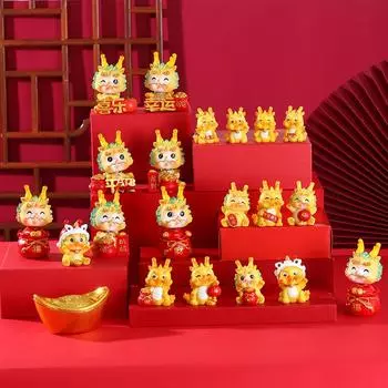 2024 Year of the Dragon Pixiu Ornament - Handmade Zodiac-Mascot Home & Office Decor Gift