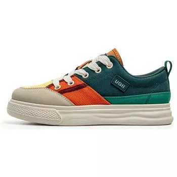 2025 board shoes spring summer new men s casual sneakers men s retro color-blocking niche canvas ins trendy shoes men 39 бежевый