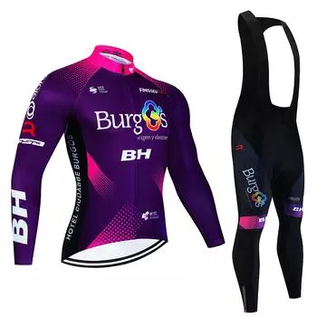 2025 Cycling Jerseys Set Autumn Riding Long Sleeves Men s Cycling Bib Set Bicycle Clothing Spring MBT Breathable Bike Clothes M