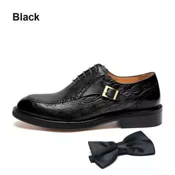 2025 Designer Handmade Quality Men s Oxford Formal Shoes Cow Genuine Leather Lace-up Buckle Brogue Business Wedding Dress Shoes 38