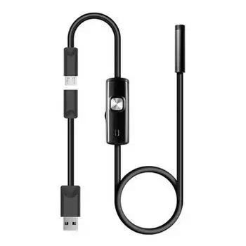 2025 Камера Эндоскоп 7.0 мм Длиной 1м Водонепроницаемый USB Порт 720P
