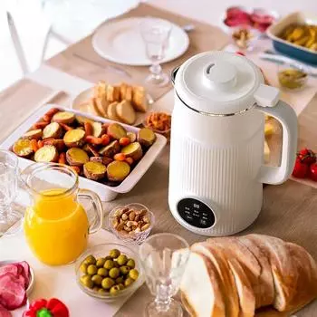 2025 Kitchen Blender Food Processors Wall Breaking Machine Soy Milk Maker Complete Professional High Power Portable Mixer EU Plug белый