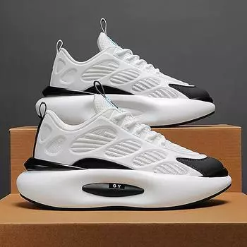 2025 men s shoes spring mesh breathable Douyin same sports dad trendy shoes increase Internet celebrity fashion casual men s shoes 39