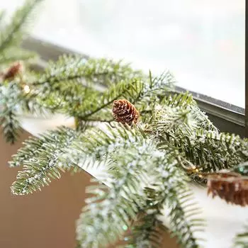 2025 New Christmas Lights Led Pine Needle String Lights Christmas Atmosphere Cane Decoration Lantern String Lights Photo Props 2m 20 string lights