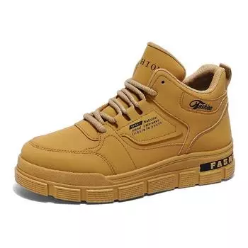 2025 new Martin boots, men s spring high-top work shoes, men s fashionable all-matching platform sneakers, casual men s boots. 39