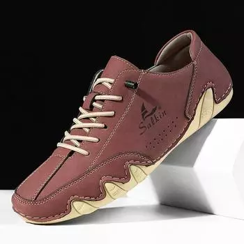 2025 New Sailing Shoes Low Top Men s Casual Shoes Martin Shoes Men s Octopus Large Size Shoes 38 армия зеленый