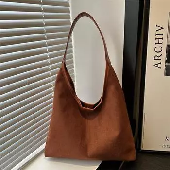 2025 new solid color matte autumn and winter trend personalized daily bag simple women s bag shoulder bag чёрный