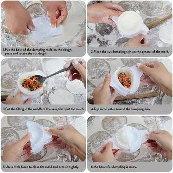 2025 Обновление DIY Форма для пельменей Тесто Пресс Формовщик оберток пельменей Эмпанада Тесто Форма для выпечки Приспособление для приготовления вареников Кухонные принадлежности