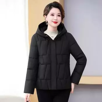 2025 short fashion padded jacket, new slim and slim padded jacket, foreign style thickened and warm winter waist jacket L