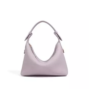 2025 Spring All-Match Large Capacity Leather Shoulder & Messenger Dumpling Bag