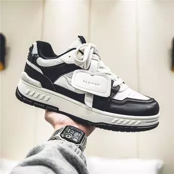 2025 spring and autumn new men s shoes Korean version of Harajuku trendy shoes men s sports shoes student casual shoes fashion board shoes men 39 белый