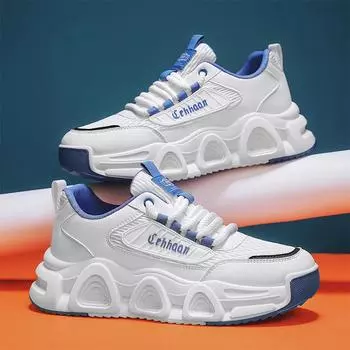 2025 spring and summer new mesh platform trendy shoes breathable student running shoes trendy casual fashion sports shoes men s shoes 39