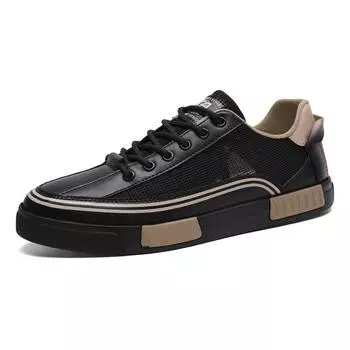 2025 summer flying mesh surface breathable casual sports shoes non-slip men fashion men s board shoes flat shoes large size 47 42