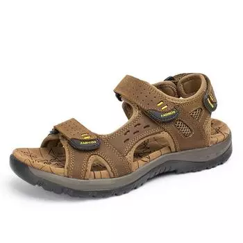 2025 Summer Men s Sandals Beach Shoes Men s Open-toed Casual Outdoor Large Size Men s Shoes Factory Shoes 38