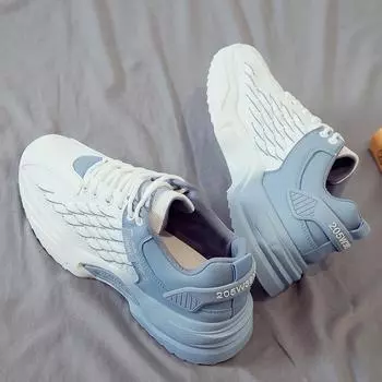 2025 summer new ins leisure sports dad little white tide shoes trend breathable net shoes men s shoes versatile board shoes 39