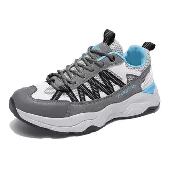 2025 Trend Grey Casual Sneaker Man Platform Sneakers Mesh Breathable Sports Shoes For Men Autumn Designer Original Men s Sneaker 39
