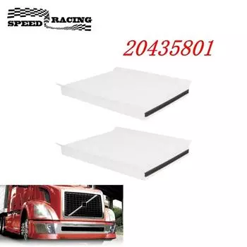 20435801 AF26405 1 пара воздушный фильтр салона грузовика для 2002 Volvo VNL 780 760 860 VN 780 670 VH VHD VNM P606555 CAF24000 PA4681 49084 слоновая кость