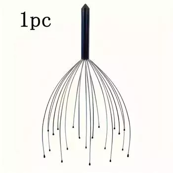 20-Claw Head Scalp Massager, Soul Extractor Wire Grabber, Head Scalp Massager, Head Scalp Scratcher, Octopus-Shaped Stainless Steel Head