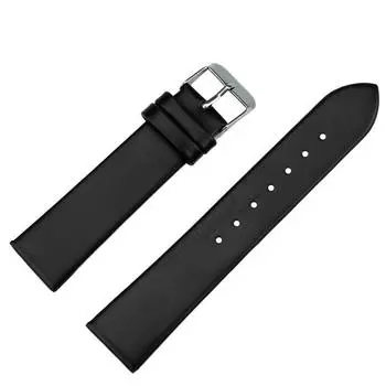 20 мм женский модный кожаный ремешок для часов ремешок для часов BK One Size чёрный