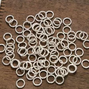 20 шт., 8 мм, маленькое серебряное кольцо, закрытое кольцо, сделай сам, брелок ручной работы, браслет, соединительное кольцо, подвесное кольцо, материал