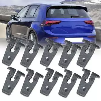 20 шт. автомобильные гайки, втулки, автомобильные колесные арки, зажимы, автомобильные бамперы, панели, зажимы, автомобильные аксессуары для интерьера для Volkswagen Golf Touran чёрный