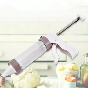 20 шт./компл. DIY ручной пистолет для формочек для печенья, набор для прессования печенья, пулемет, декоративная выдавливающая машина, устройство для изготовления, инструмент для выпечки