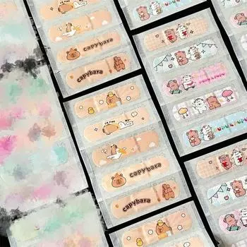 20 шт./кор. Милые мультяшные пластыри для детей, экстренный кровоостанавливающий пластырь, мягкий дышащий перевязочный пластырь, клейкие повязки