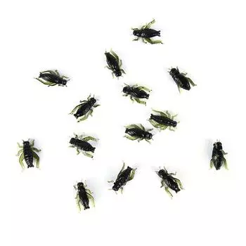 20 шт. мягкие рыболовные приманки Pesca легкая приманка для сверчка и насекомых, имитация приманки