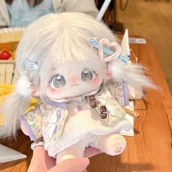 20 см Kawaii IDol Doll Аниме Плюшевые куклы со звездами Мягкие персонализированные фигурки Игрушки Хлопковые детские плюшевые игрушки Коллекция фанатов Подарки Skeletonless