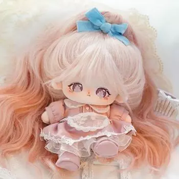 20 см милые куклы-идолы из хлопка и звезд, куклы-сделай сам Kawaii, мягкие игрушки для младенцев, игрушки, коллекция фанатов, подарки для детей и девочек 20cm