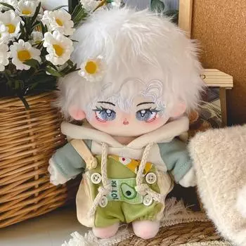 20 см плюшевая хлопковая кукла Kawaii Idol мягкая суперзвезда фигурка куклы милое тело цветущая вишня девочка кукла может менять одежду подарок