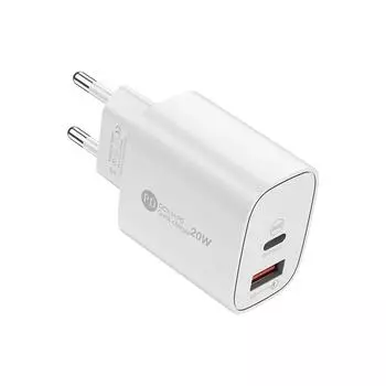 20 Вт USB C зарядное устройство PD быстрая зарядка быстрая зарядка QC3.0 Type C мобильный телефон настенный адаптер для iPhone 15 Samsung Xiaomi USB зарядное устройство EU Plug