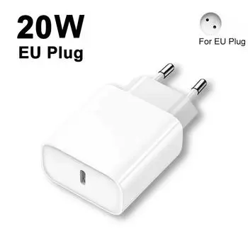20 Вт USB Type C зарядное устройство PD быстрая зарядка адаптер питания кабель TypeC для iPhone Samsung Xiaomi настенное зарядное устройство для телефона быстрая зарядка штекер EU Plug