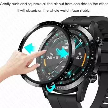 20D мягкое стекло для Huawei Watch GT 3 2 GT3 GT2 Pro 46 мм 42 мм бегунок защитная пленка для экрана аксессуары для смарт-часов 1PCS